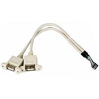 IEI Technology 32001-008600-200-RS ສາຍສະເພາະ ROUND CABLE;USB CABLE;;3;210mm;28AWG;(A)USB A TYPE 4PIN FEMALE *2;(B)DU PONT 2*4P P=2.0 FEMALE;;;;;;;;ONE PCS PKG W/ LABEL;WITH 4PCS SCREWS,32000-070301-RS SUBSTITUTE;;;Wins Precision;RoHS
