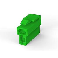 AMP Connectors - TE Connectivity 172130-4 ຮາວຊິ້ງ 250 SERIES PLUG HSG 2P ສີຂຽວ