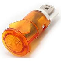Mallory Sonalert FL1P-12QJ-1-Y12V ຕົວບອກສະຫນາມ LED Panel Mount Indicators LED YEL 12MM SNAP 12VAC/DC