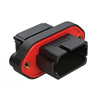 Amphenol SINE Systems AT16-18PB-PM11 ພາແນວ 18 ທາງ 18 ຕຳແໜ່ງ Panel Mo acle, Keyed B, ສີດຳ