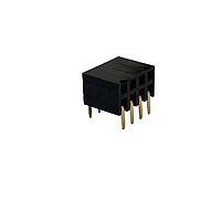 Adam Tech RS2BR-12-G ປຸ່ມຮັບ RECEPTACLE STRIP 12P 2.54MM PITC