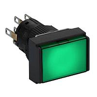 SCHNEIDER XB6EDW3B2P Flush IPB SPG Ret, ສີ່ຫຼ່ຽມ, ສີຂຽວ, 24V, 2 NO/NC