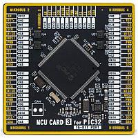 Mikroe MIKROE-4728 ແຜ່ນເພີ່ມ SiBRAIN PIC32MZ1024E FE144