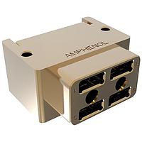 Amphenol Aerospace 10-504637-010 ໂມດູນເຊື່ອມຕໍ່ MT ໂມດູນເສັ້ນໃຍວ Fiber Module 4MT Dble Density Der