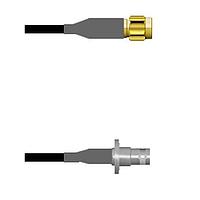 Amphenol Custom Cable Q-3D0080008012i ສາຍສະບັບ RF SMA-SP/BNC-SJB RG58 12I