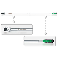 TOPTUL ANAU32A0 ໄມໂຄມິເຕີທີ່ສາມາດປັບໄດ້ torque Wrench (1", 200~1000 Nm)