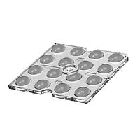 BJB Electric 35.116.1008-001-01 ເລນສ໌ແສງສວ່າງ LED OptiSquare 4x4 - ກວ້າງ