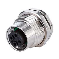 Same Sky (formerly CUI Devices) CDM1204-04D-FP-F9-67 Straight PCB Type,Front Fasten PG9,D-Code 4PIN ,Screw Copper alloy