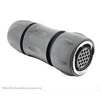 Eaton Souriau-Sunbank UTGX6JC1419SX ປລັກສ໌ ປລັກສ໌, ມີກະແຈບເຄື່ອງສົດສາຍ, ສໍາລັບຕິດຕໍ່ຜູ້ຍິງ 19 ຕົວ, IP68/69K, ການກຳນົດກະແຈ X