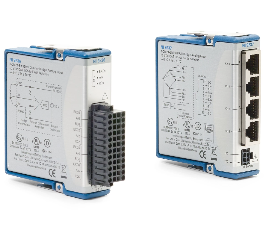 ອຸປະກອນວັດຄ່າ strain ແລະ bridge input ສຳລັບງານການໄດ້ມາຂໍ້ມູນ