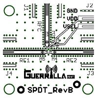 Guerrilla RF GRF6011-EVB ບອດປະເມີນສະຫນອງ RF ສໍາລັບ GRF6011