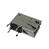 Kycon KUSBX-SLAS1N-B ຕູ້ຕໍ່ USB ປະເພດ A ປະເພດ A ບາງ ສີດຳ SKT