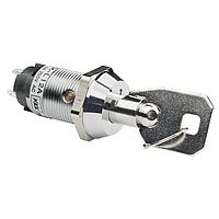 NKK Switches CKL12ATW01-010 ສະຫນັບສະຫນູນ Keylock 19MM ON-ON RMVE 2POS TUBE KEY#010 3A LUG
