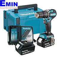 MAKITA DHP487RFJ ເຈາະແຮງຈູງໃຈດ້ວຍ 18V . ຫມໍ້ໄຟ
