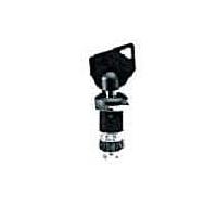 NKK Switches CKM13ETW01-011 ສະຫນັບສະຫນູນ Keylock 16MM ON-OFF-ON TUBE KEY#011 RMV 1 POS 3A