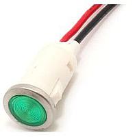 Mallory Sonalert FL1P-12QW-2-G12V ອິນດິເຄເຕີ LED ເຂັ້ມ 12MM SNAP 12VAC/DC