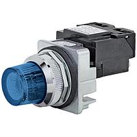 SIEMENS 52PL5L5 ໄຟສະແດງ Pilot Light, LED MOD 24V, ສີຟ້າ, ກະຈົກ