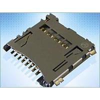 Yamaichi Electronics PJS008-2120-0 STD MNT MICRO SD PUSH-PUSH, SMT CONN