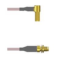 Amphenol Custom Cable Q-2S031000H024i ສາຍສະບັບ RF SMA-RJB/SMA-SJB G142 24I