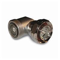 Amphenol RF 272150 ຕົວແປ RF - ໃນຊຸດ 7/16 ປລັກ ເປັນ ຈໍາກັບ ຕົວແປມຸມຂວາ