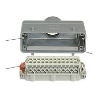 HARTING 19340100422 ຮູດ METAL HOOD HAN 24B 2 LVR LCKING