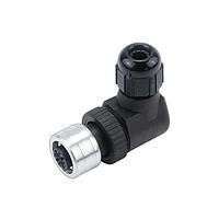 Molex 1200850015 ມຸມຂວາ M12U ສາມາດເຊື່ອມຕໍ່ໄດ້ 4P FP 90D