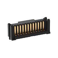 ERNI - TE Connectivity 254168-E ຕົວເຊື່ອມ 12-PIN, ຕັ້ງຕົວຢູ່ແຖວຕັ້ງ, SMT, ຕ້ານການຮັບຮອງສະຫຼຸບສານມາກ