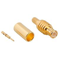 Amphenol RF 252121 ຕົວເຊື່ອມ MCX ST CRIMP PLUG 316 DBL BRAID ທອງ