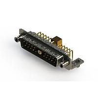 EDAC 629-21W1240-7TD ຕູ້ຕິດຕໍ່ D-Sub ປະສົມມຸມຂວາ ຕູ້ຕິດຕໍ່ພະລັງງານ Combo D-Sub