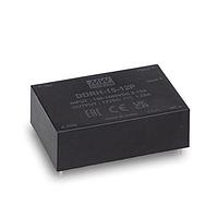 MEAN WELL DDRH-15-24P ອິສເລເທດ 15W 150-1500Vin 24V 0.625A PCB mnt