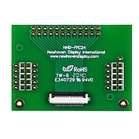 Newhaven Display NHD-FFC24 ບອດແບຣຄເອອດ 24 ພິນ 5mm Pitch Connector Breakout Board