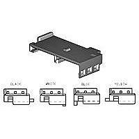 AMP Connectors - TE Connectivity 185308-1 ເຄື່ອງມືເສີມ SHIELD PLUG HSG 3W MQS
