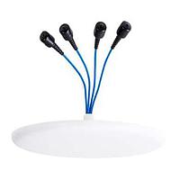 Pulse Electronics OD617-6000M4NF ອານເຕນນອກອາກາດ ອານເຕນນພາຍໃນ/ໃນອາຄານ ອານເຕນນທົ່ວທິດທາງ ຕິດພາງຝ້າພື້ນ 5G NR/CBRS/4G LTE 4x MIMO N-Female Connector