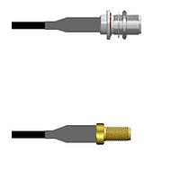 Amphenol Custom Cable Q-1X02Z0008144i ສາຍສັນຍານ RF N-SJB/SMA-SJ RG58 144I