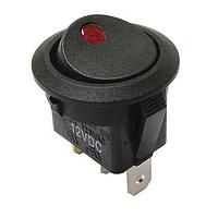 E-Switch RR15134421 ປຸ່ມສະລັບພະລັງງານ Rocker, SPST, ປິດ-ເປີດ, ຕິດຕັ້ງແຜ່ນ, ກະຊວງ Snap-In, ສີເທົາ, I/O ຕັ້ງໂພງ