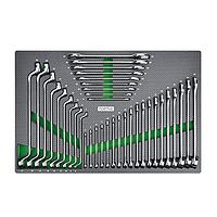 TOPTUL GED3710 ການປະສົມປະສານ, Double Open End & Double Ring Wrench Set (37 pcs)