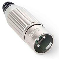 Switchcraft AAA5MZH ຕົວເຊື່ອມສາຍສະເພາະ 5P M SLD XLR MTL HND Ni FINISH, Ag PLT