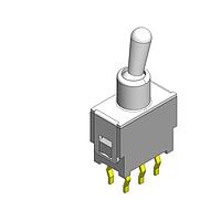 Dailywell 2TES1M21RES ສະຫນັບສະຫນູນ Toggle Switches Sub-Miniature toggle switch on-on (ລ້າງໄດ້)