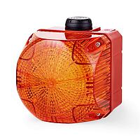 Auer Signal 874171408 ໄຟສະແດງຫຼາຍຟັງຊັນ LED QBS LED multifunction beacon 24-48 V AC/DC ສີເຫຼືອງ, ສີແດງ (RAL 3000)