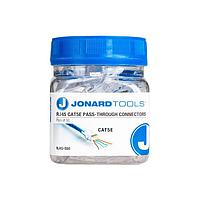 Jonard Tools RJ45-550 ຕົວເຊື່ອມຜ່ານການ RJ45 Cat5/5e Pass-Through Connectors, 50 ຊິ້ນໃນເຄື່ອງຈາກ
