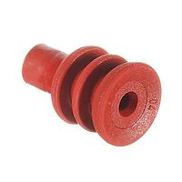 AMP Connectors - TE Connectivity 348989-1 ເຄື່ອງສ່ວນປະກອບ .05MM CABLE SEAL LC ແດງ