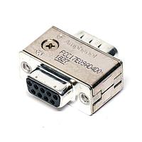 Amphenol Commercial Products FCC17E09AD4D0 ຕົວແປ D-Sub ແລະ ຕົວແປປ່ຽນແບບ Gender 9P Pin/Skt Adapter 4-40 UNC 50 pF