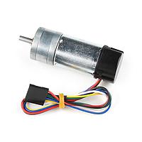 SparkFun ROB-17754 ເມຕາລ ເກີເມອເຕເຕີຣດໍເຣີດ ກັບ ເອນໂຄດເດີ Metal Gearmotor with Encoder - 12V (9.7:1)
