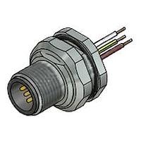 Amphenol CONEC 43-01014 ຕົວເຊື່ອມ 8P WIRE LEAD M12 BACK MNT PLUG