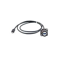 Amphenol Socapex 32242ZN050 ສາຍ USB USBC HOST TO USBA DEV ADAPT SQ FLNG BZN 0.5M