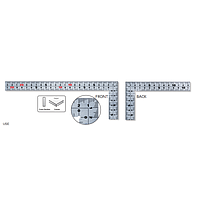 Niigata Seiki MT-50KD ໄມ້ບັນທັດ NIIGATA SEIKI MT-50KD Square, 500x250 mm