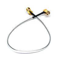 Molex / FCT 24P203C24P2-012 ສາຍສັ້ນ RF 12" MALE/MALE SMA R/A ເຖິງ SMA R/A