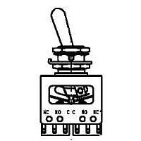 Honeywell 64AT34-3 ສະລັບສະລອງ Toggle Switches SEALED OI TOGGLES