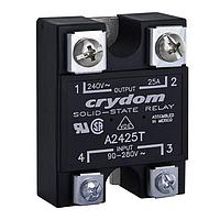 Sensata Technologies - Crydom D2450T ຄອນໂຕເລີ SSR Relay, ຕິດຕູ້ Panel, IP00, 280VAC/50A, 3-32VDC ເຂົ້າ, Zero Cross, SO