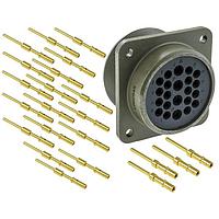 Amphenol Industrial 10-214228-11P ຮູບຮອງ ER 22C 18#16 4#12 PIN RECP BOX